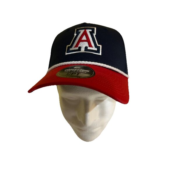 University Of Arizona Colosseum Navy & Red Adjustable Snapback Hat With Embroide - Picture 2 of 7